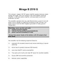 Mirage B 2518 G - Amateur Electronic Supply