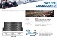 WEBBER GRANDSTAND - Australian Grand Prix