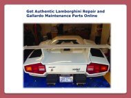 Lamborghini and Gallardo Maintenance Parts.pdf