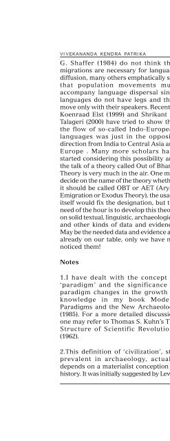 Aryan Invasion Theory - Publication - Vivekananda Kendra