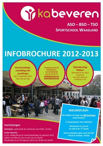 Brochure dd 20120312 - Koninklijk Atheneum Beveren-Waas