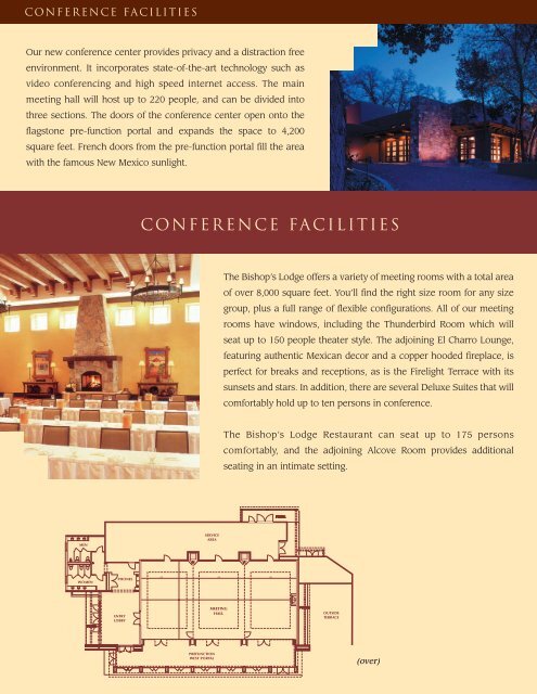 to download our Conference Facilities brochure. - Bishop's Lodge