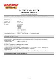 SAFETY DATA SHEET Industrial Rust Not - Farnell