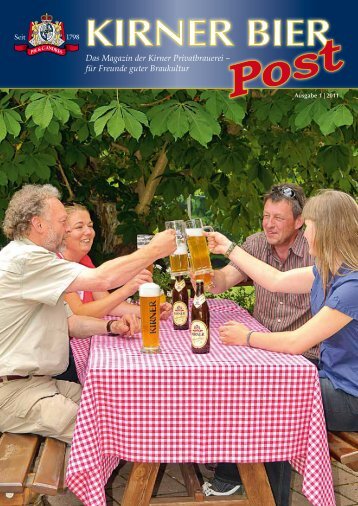 Das Magazin der Kirner Privatbrauerei – für Freunde guter Braukultur