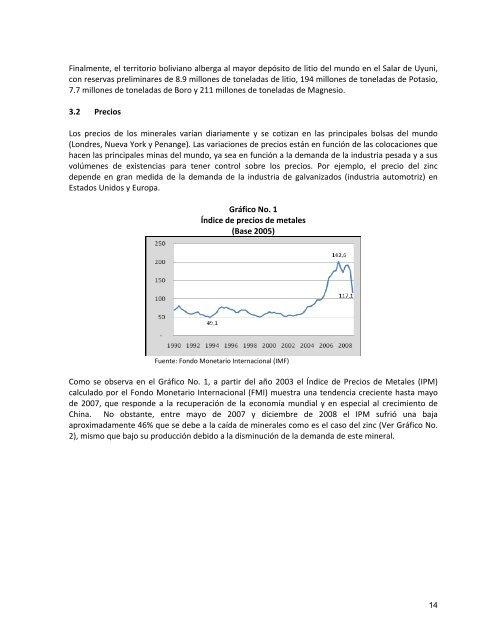 El Sector Minero - Unidad de AnÃ¡lisis de PolÃ­ticas Sociales y ...