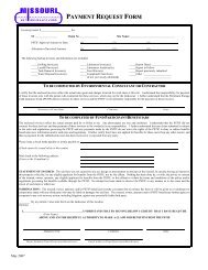 PAYMENT REQUEST FORM - Missouri Petroleum Storage Tank ...