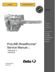 Service Manual for SIPLACE X & MYDATA SMTs - Data I/O ...