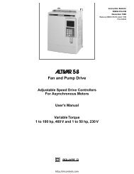 Telemecanique Altivar 56 manual - Northern Industrial
