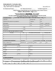 Download & Print the Credit Application Form ... - Wolseley Express