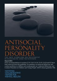 Antisocial Personality Disorder - National Institute for Health and ...