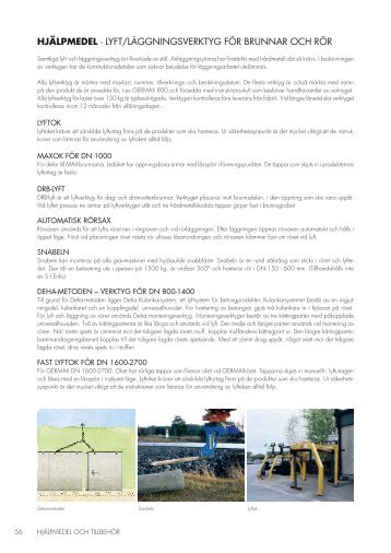 Lyft- och lÃ¤ggningsverktyg (pdf, 8802kb) - S:t Eriks