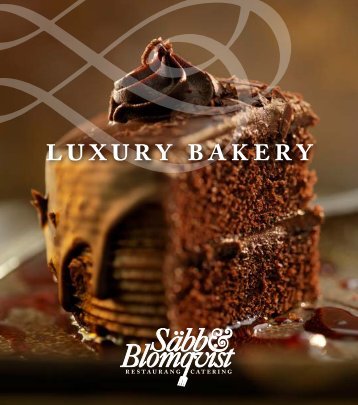 luxury bakery - SÃ¤bb & Blomqvist Catering