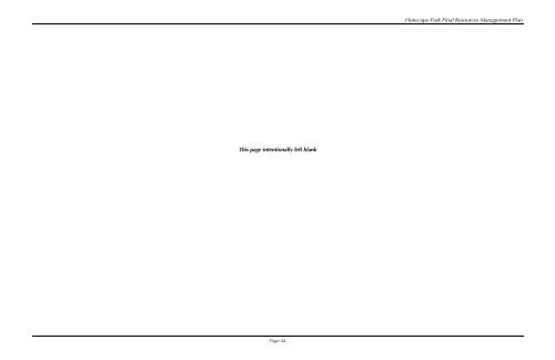 Honu'apo Park Resource Management Plan