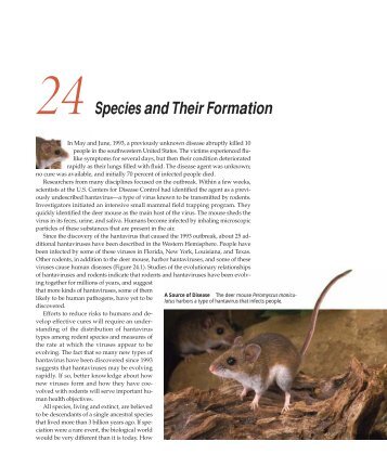 Species and Their Formation - Laboratory of Visual Systems