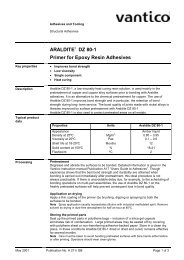 ARALDITE DZ 80-1 Primer for Epoxy Resin Adhesives - Lindberg ...