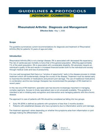 Rheumatoid Arthritis