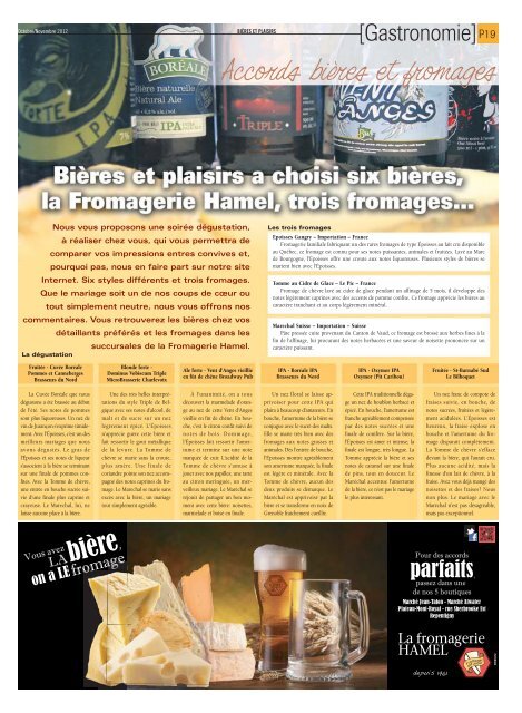 Octobre - Volume 4 â NumÃ©ro 5 - BiÃ¨res et Plaisirs