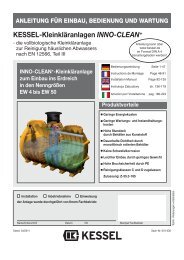 Kessel Grease Separator Catalogue (PDF) - Kuysen