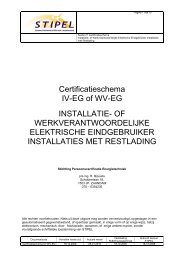 Certificatieschema IV-EG of WV-EG INSTALLATIE- OF ... - Stipel