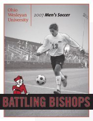 2007 guide - Ohio Wesleyan University