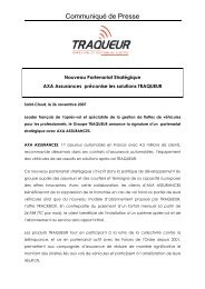 CP TRAQUAUR AXA VdÃ©f - Groupe TRAQUEUR