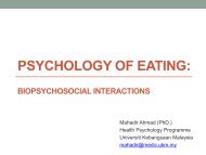 G5 (1) Psychology of eating behaviour