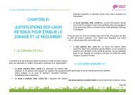 CHAPITRE III JUSTIFICATIONS DES CHOIX ... - Bourg-en-Bresse