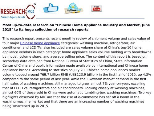 Chinese Home Appliance Industry and Market, June 2015.pdf