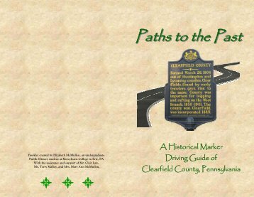 Historical Marker Booklet (Revised) - Visit Clearfield County