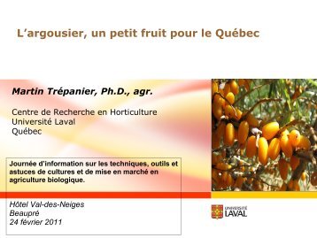 argousier 24 février 2011 - L'Association des producteurs d ...