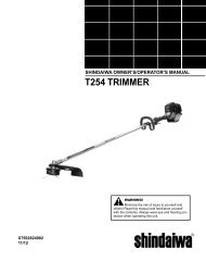 T254 TRIMMER - Shindaiwa USA