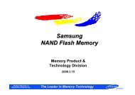 Samsung NAND Flash Memory - Data I/O Corporation