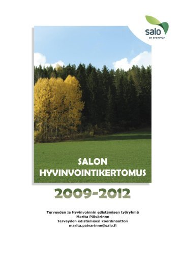 Salon hyvinvointikertomus 2009-2012 - Salon kaupunki