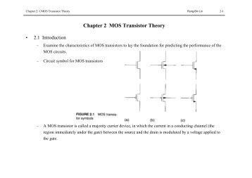 chapter 2 mos transistor theory