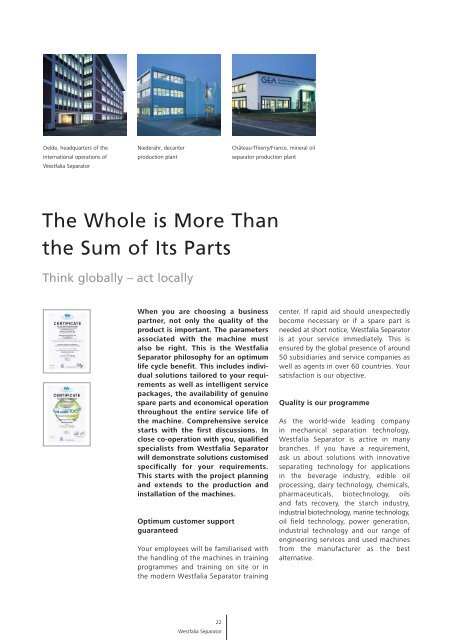 Decanters from GEA Westfalia Separator pdf, 2.6 MB