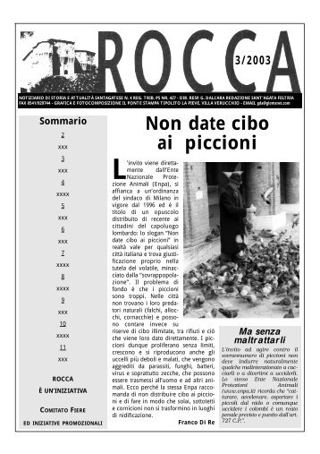 ROCCA imp. '03 - La Rocca - il giornale di Sant'Agata Feltria