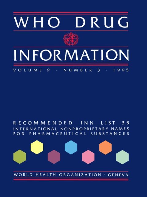 WHO DRUG INFORMATION - World Health Organization