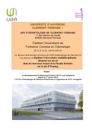 Programme complet du DUFCO 2013/2014 - FacultÃ© de Chirurgie ...