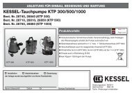Bedienungsanleitung - Kessel