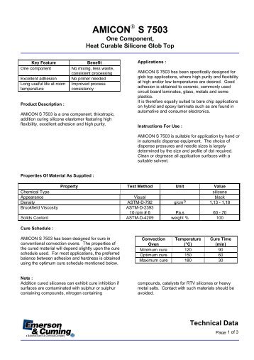 AMICON S 7503 - Lindberg & Lund AS