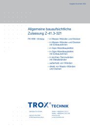 Zulassung Z-41.3-321 - Trox