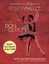 a special Spring 2012 Don Quixote Study Guide! - Boston Ballet