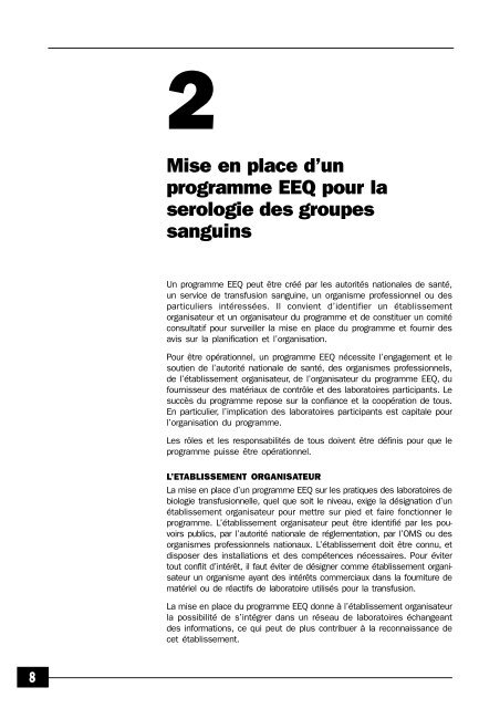 Evaluation externe de la qualité des pratiques des laboratoires de ...