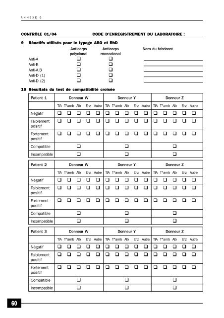 Evaluation externe de la qualité des pratiques des laboratoires de ...