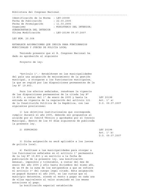 Ley Num 20008 de 2005 establece asignaciones que indica.pdf