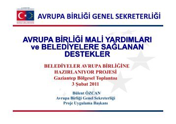 Hibe Programı - Avrupa Birliği Genel Sekreterliği