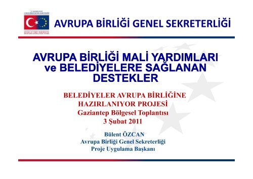 Hibe Programı - Avrupa Birliği Genel Sekreterliği