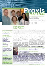 Ausgabe 2 / 2004 - Onkologische Schwerpunktpraxis Darmstadt