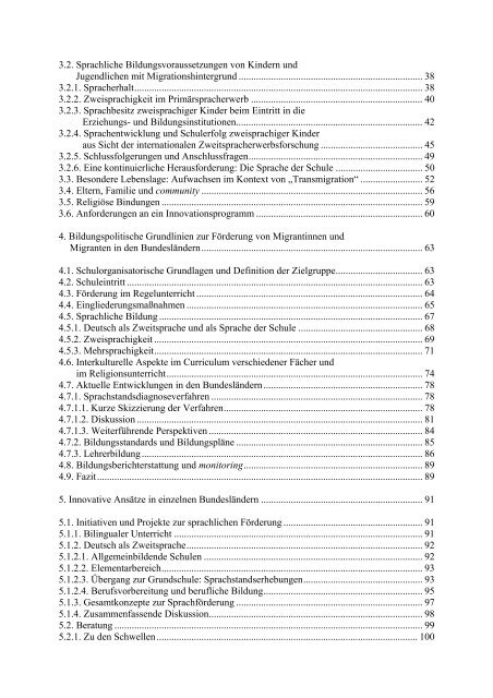 Förderung von Kindern  und Jugendlichen mit Migrationshintergrund