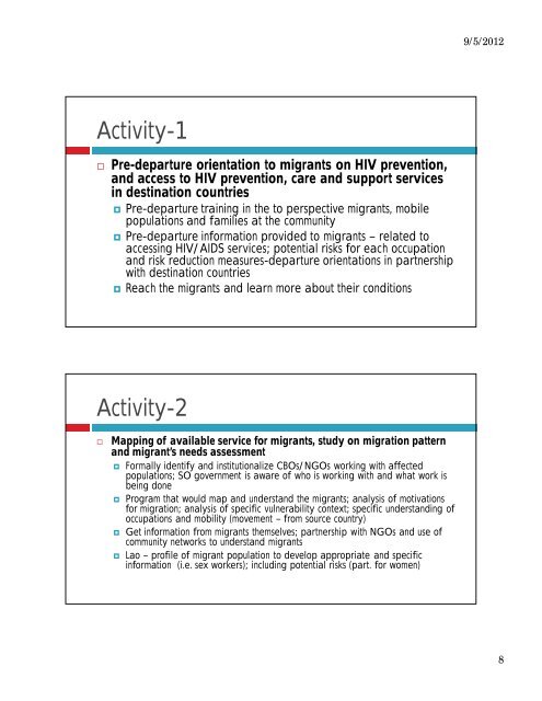 Developing a Meaningful M&E Framework - JUNIMA.org